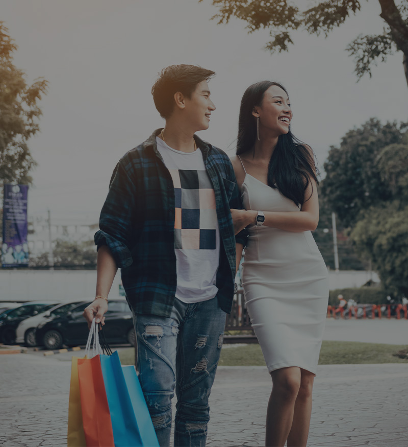 a couple shopping