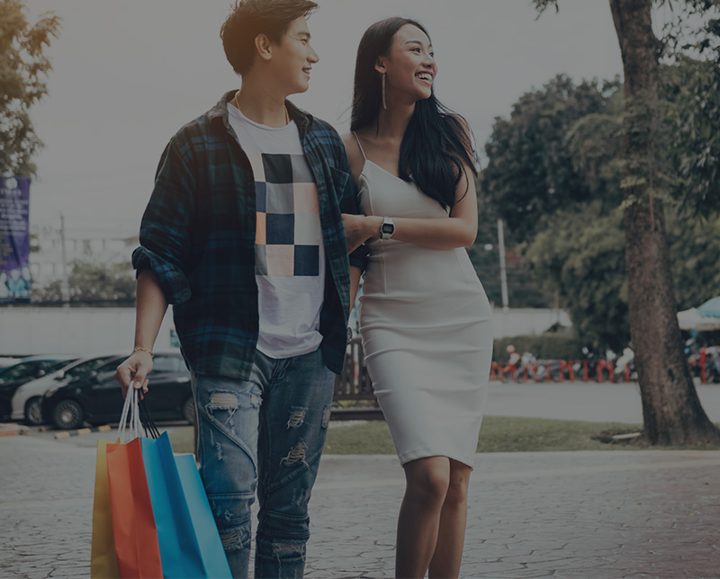 a couple shopping