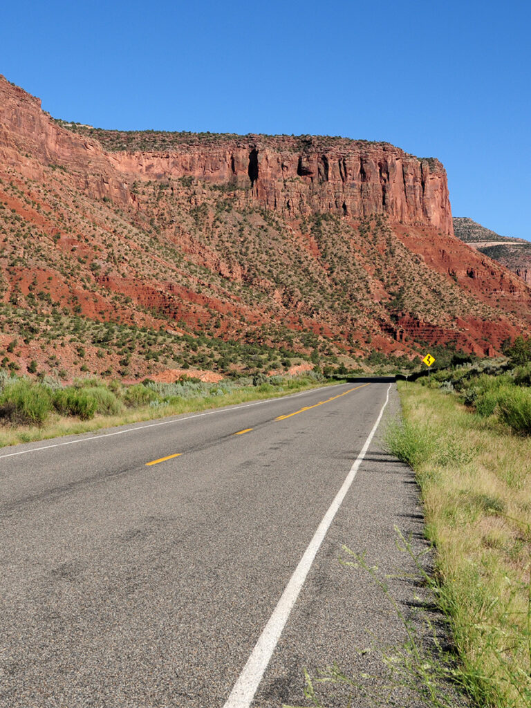 Road into mountains