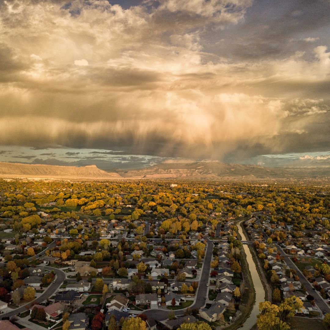 sky over grand junction colorado