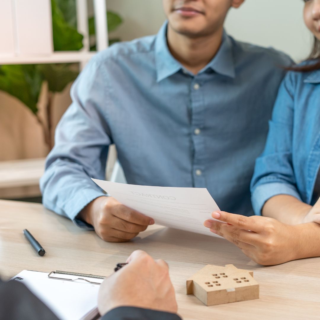 couple selling their home