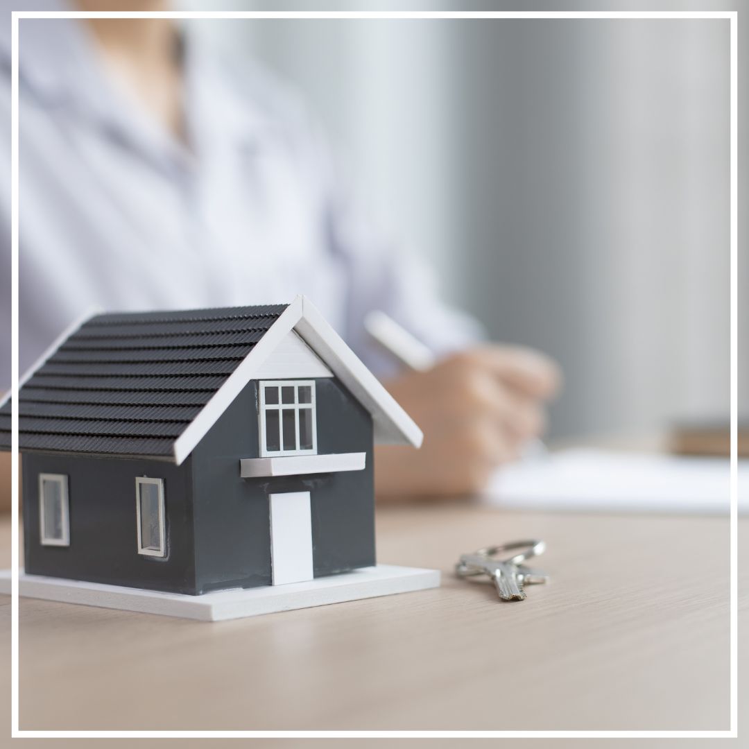 model home on desk