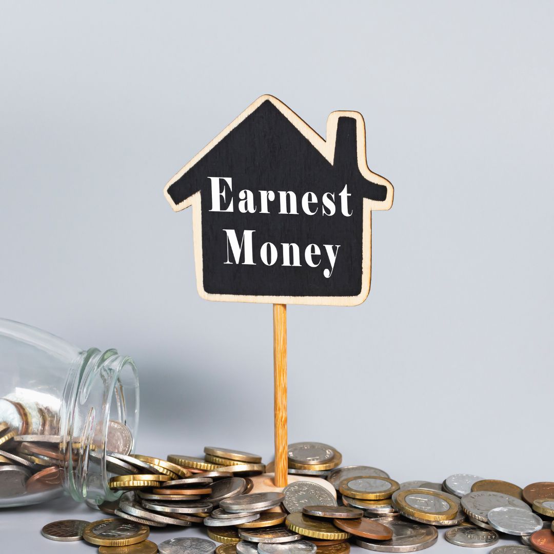 earnest money sign