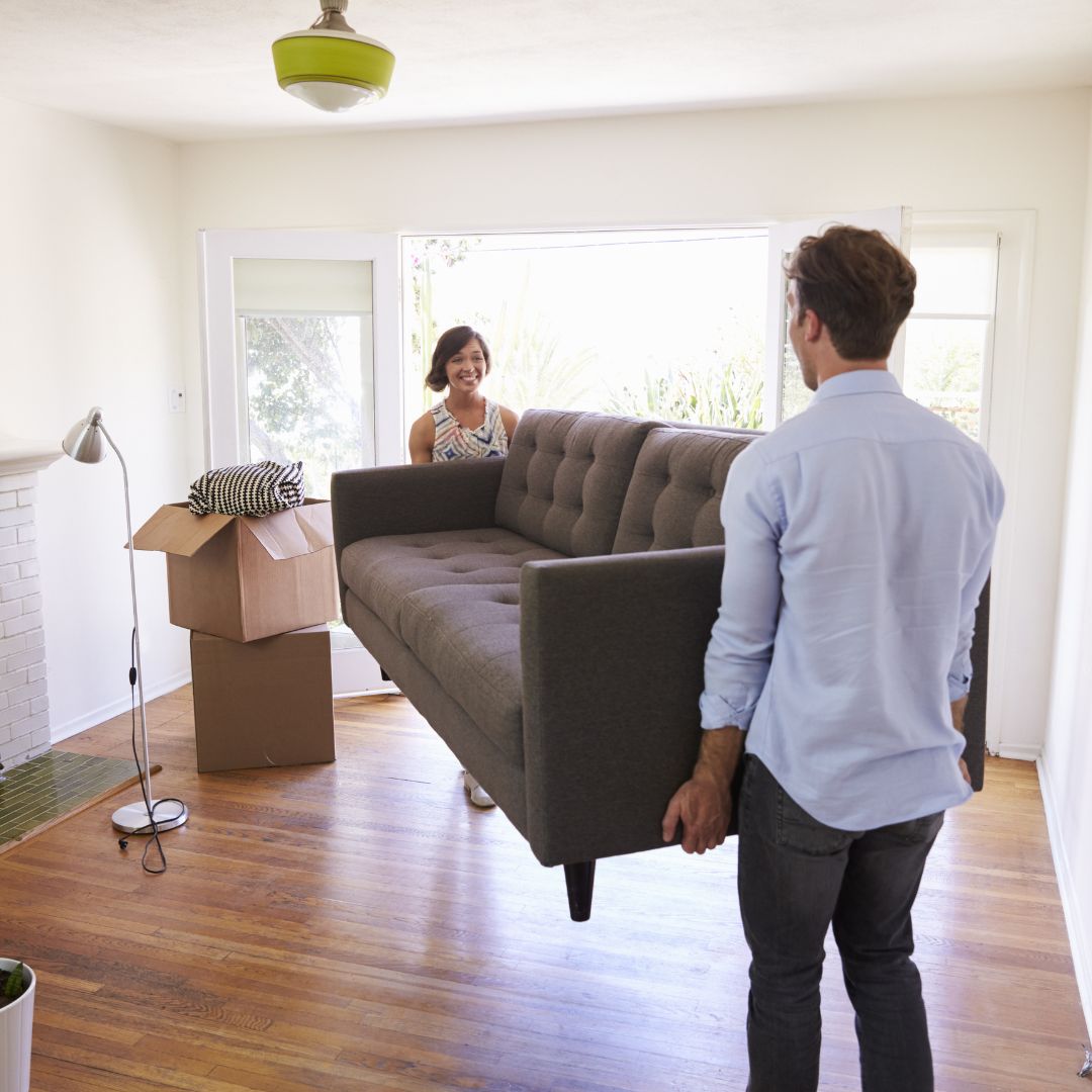 people moving into home