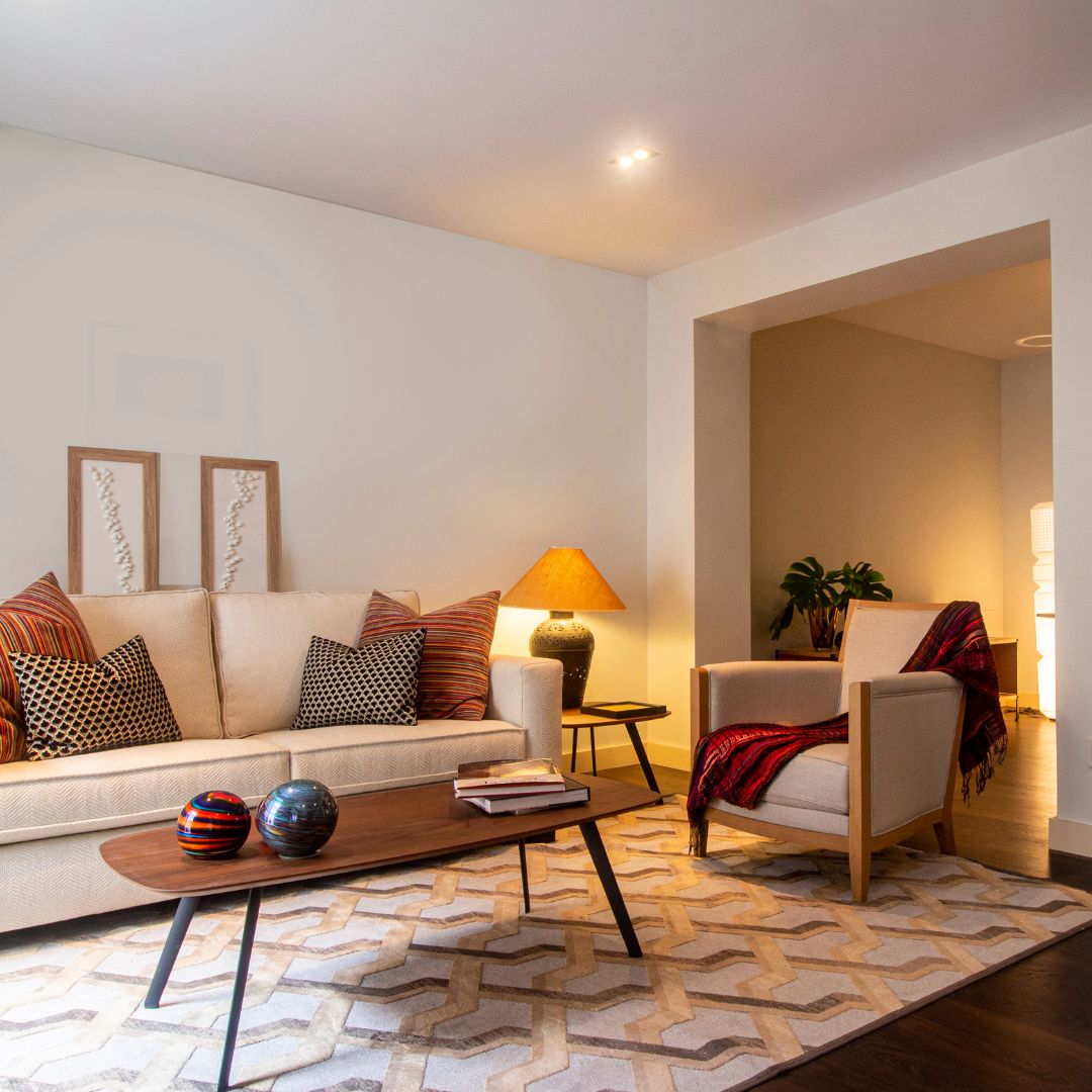 living room in home